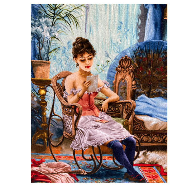 تابلوفرش دستبافت طرح نامه1705